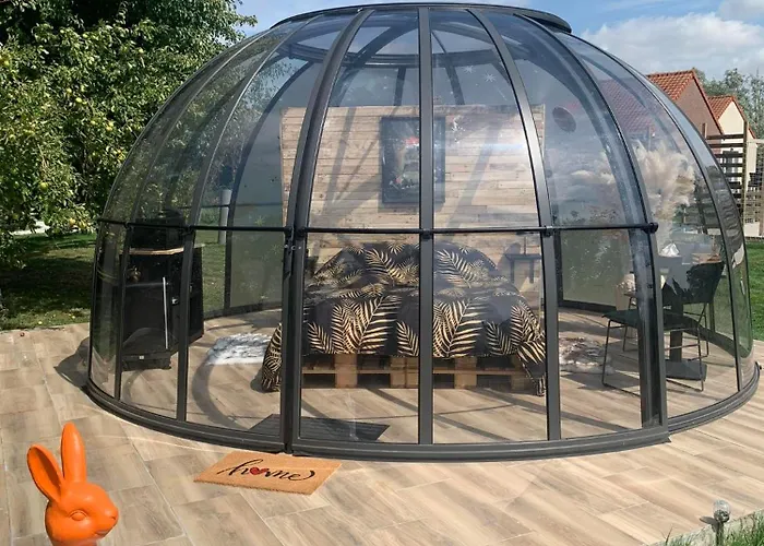 La Vie Est Bulle, Nuit Insolite Sous Les Etoiles, Au Calme Absolu, Avec Petit Dejeuner Luxe tent *